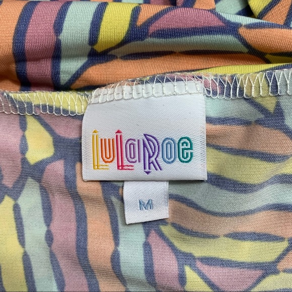 LuLaRoe Azure Skirt Geometric Shapes - Picture 3 of 6